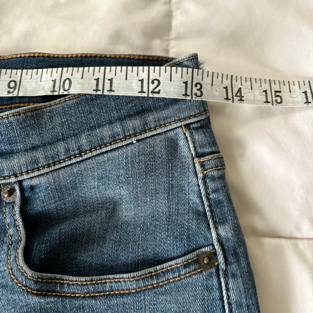 J. Crew Jeans Skinny 10” High Rise Raw Hem Sz 28 Inseam-26”